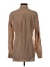 Lord & Taylor 100% Polyester Tan Long Sleeve Blouse Size S - photo 2