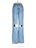 GRLFRND 100% Cotton Hearts Blue Jeans Size 28 waist - photo 1
