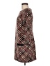 Echo Tweed Brown Casual Dress Size EU 38 / US 8 - photo 5