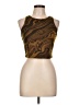 Fleo Brown Sleeveless Top Size L - photo 1