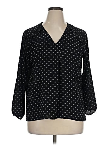 NY Collection 3/4 Sleeve Blouse (view 1)