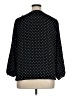 NY Collection Polka Dots Black 3/4 Sleeve Blouse Size XL - photo 2