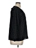 NY Collection Polka Dots Black 3/4 Sleeve Blouse Size XL - photo 4