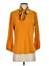 Adrienne Vittadini Orange Long Sleeve Polo Size S - photo 1