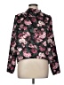 Badgley Mischka 100% Polyester Floral Black Long Sleeve Blouse Size M - photo 1