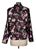 Badgley Mischka 100% Polyester Floral Black Long Sleeve Blouse Size M - photo 2
