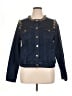 Boston Proper Blue Denim Jacket Size XL - photo 1