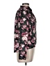 Badgley Mischka 100% Polyester Floral Black Long Sleeve Blouse Size M - photo 4