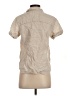 J.Crew 100% Linen Tan Short Sleeve Blouse Size XXS - photo 2