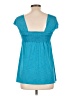 Studio 1940 Teal Short Sleeve Top Size L - photo 2