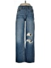 GRLFRND 100% Cotton Hearts Blue Jeans Size 26 waist - photo 1