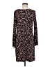 Chaps Print Black Casual Dress Size M - photo 1