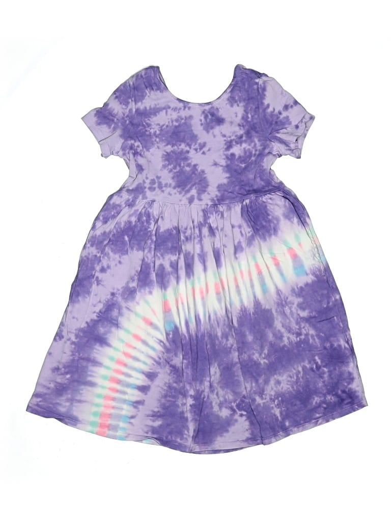 Pre-owned Lands' End Kids'  Dress In Purple
