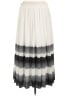 Assorted Brands 100% Polyester Tie-dye Ivory White Casual Skirt Size L - photo 1