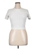 Zara Silver Short Sleeve Turtleneck Size XL - photo 1