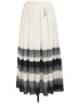 Assorted Brands 100% Polyester Tie-dye Ivory White Casual Skirt Size L - photo 2
