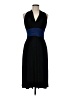 Evan Picone Color Block Black Cocktail Dress Size 8 Petite - photo 1