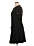 CeCe Solid Black Casual Dress Size 14 - photo 5