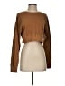 Double Zero 100% Cotton Brown Long Sleeve T-Shirt Size S - photo 1
