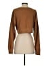 Double Zero 100% Cotton Brown Long Sleeve T-Shirt Size S - photo 2
