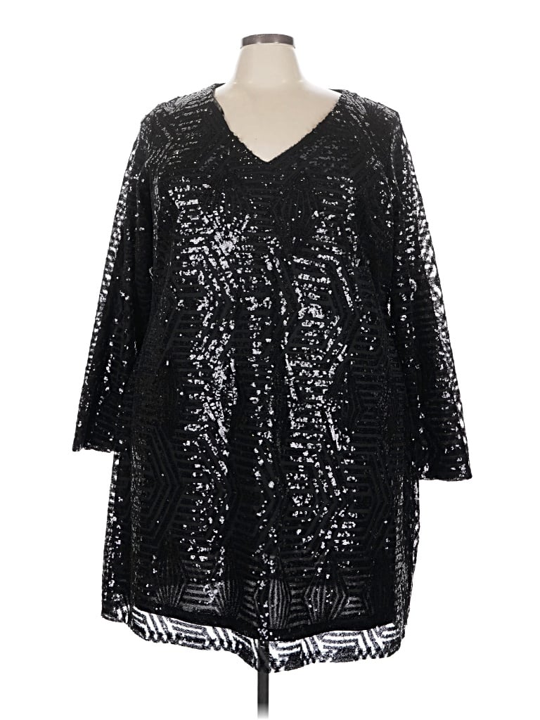 Pre-owned City Chic Cocktail Dress In Black