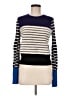 Rag & Bone 100% Merino Extra Fine Wool Color Block Blue Wool Pullover Sweater Size M - photo 1