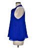 Everly 100% Polyester Blue Sleeveless Blouse Size M - photo 5