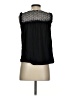 Ann Taylor LOFT 100% Polyester Black Sleeveless Blouse Size S (petite) - photo 2