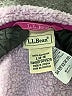 L.L.Bean 100% Polyester Purple Zip Up Hoodie Size L - photo 7