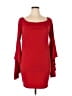Soprano Solid Red Cocktail Dress Size 1X - photo 1