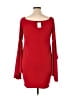 Soprano Solid Red Cocktail Dress Size 1X - photo 2