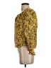 FRAME 100% Ramie Gold 3/4 Sleeve Blouse Size S - photo 5