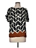 Assorted Brands 100% Viscose Black Short Sleeve Blouse Size M - photo 1