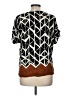 Assorted Brands 100% Viscose Black Short Sleeve Blouse Size M - photo 2