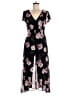 Adrianna Papell 100% Polyester Floral Black Jumpsuit Size 6 (petite) - photo 1