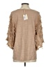 AndTheWhy Tan 3/4 Sleeve Blouse Size S - photo 2