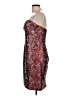 Assorted Brands 100% Polyester Paisley Burgundy Cocktail Dress Size 10 - photo 5