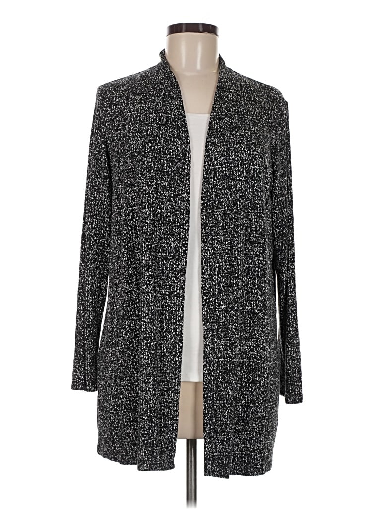 Pre-owned Jjill Cardigan Sweater In Black