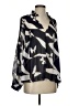 Ann Taylor 100% Polyester Gray Long Sleeve Blouse Size S - photo 1