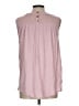 Ann Taylor LOFT Pink Sleeveless Blouse Size L - photo 2