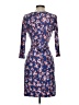 Ann Taylor Print Blue Cocktail Dress Size 4 - photo 2