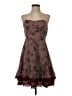 Free People 100% Polyester Floral Brown Cocktail Dress Size 4 - photo 1