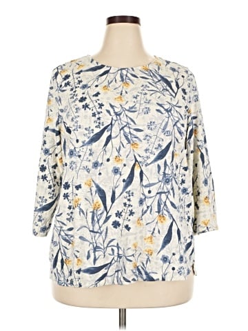 Coldwater Creek 3/4 Sleeve T-Shirt (view 1)