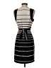BCBGMAXAZRIA Stripes Black Cocktail Dress Size S - photo 2