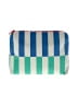 Unbranded Stripes Green Makeup Bag One size - photo 1