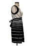 BCBGMAXAZRIA Stripes Black Cocktail Dress Size S - photo 4