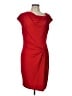 MICHAEL Michael Kors Solid Red Cocktail Dress Size L - photo 1