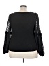 Torrid Black Long Sleeve Blouse Size 3X Plus (3) - photo 2