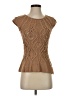 Max Studio 100% Cotton Tan Sleeveless Blouse Size XS - photo 1