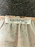 SimpleFun 100% Polyester Tan Short Sleeve Blouse Size XL - photo 7